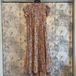 Pinch Tiered Midi Dress